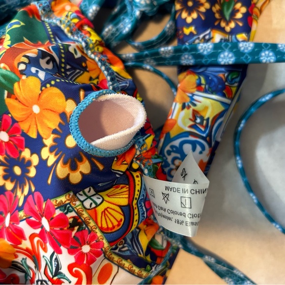 Floral string Bikini Set - Picture 7 of 7